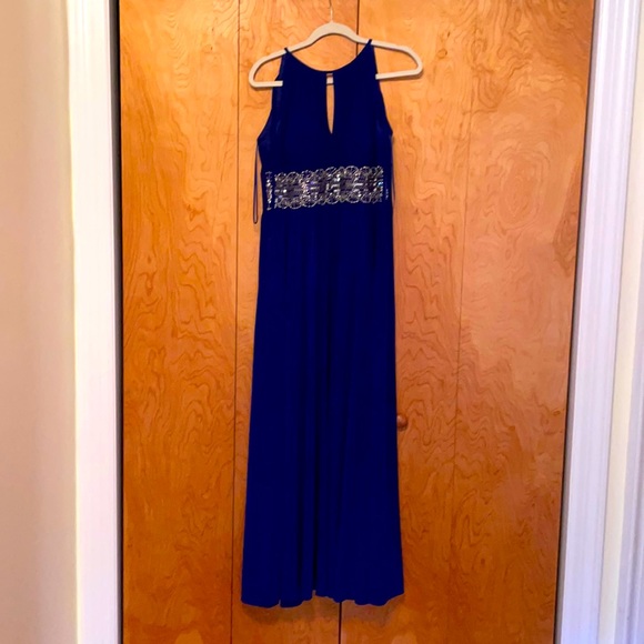 Blue dress with embellished detailing - Picture 1 of 2